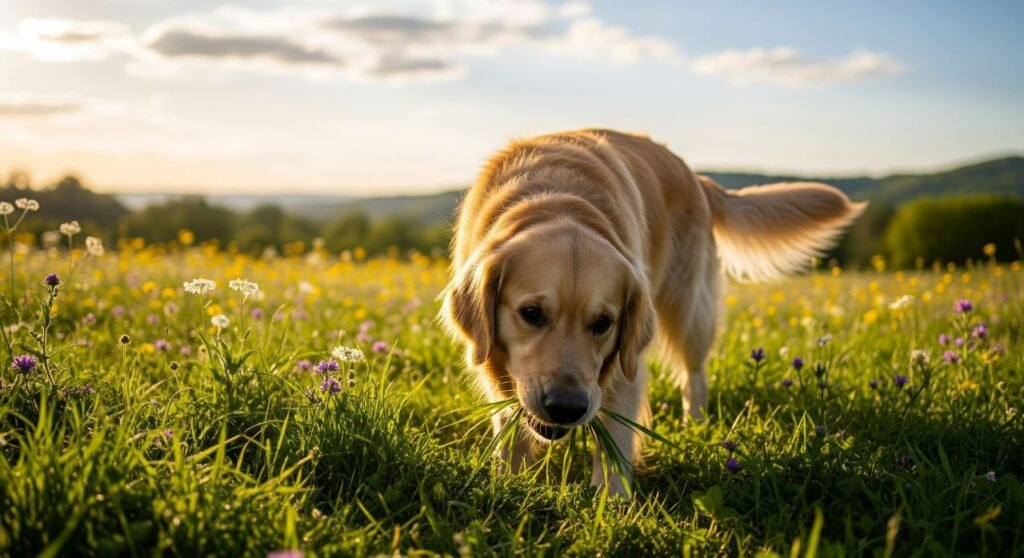 Dog Question Why do dogs eat grass