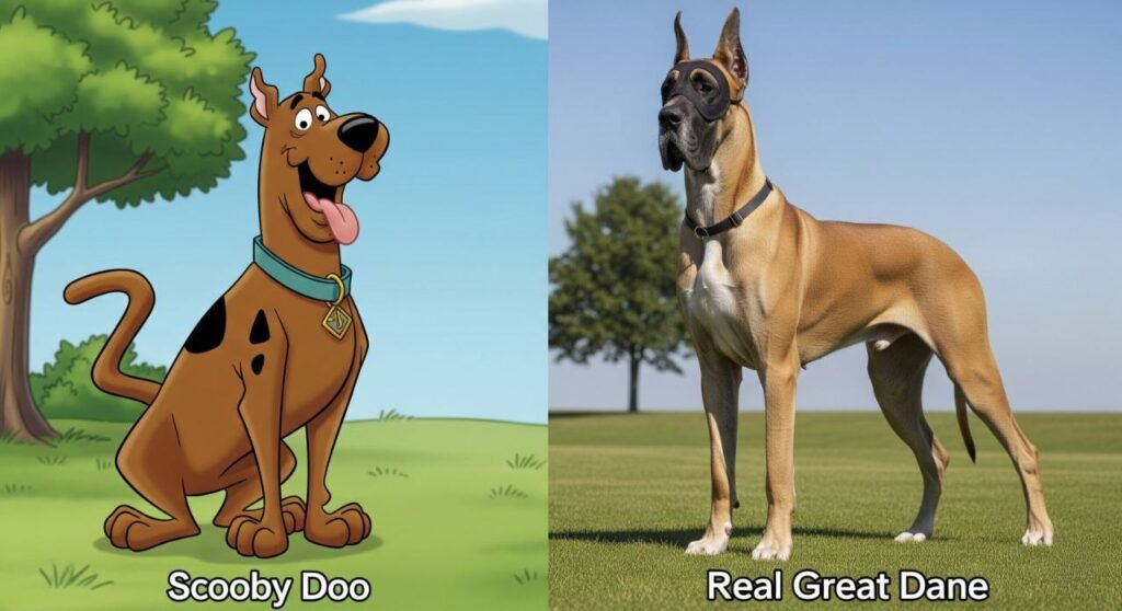 Scooby vs Real Great Danes — What’s Different?