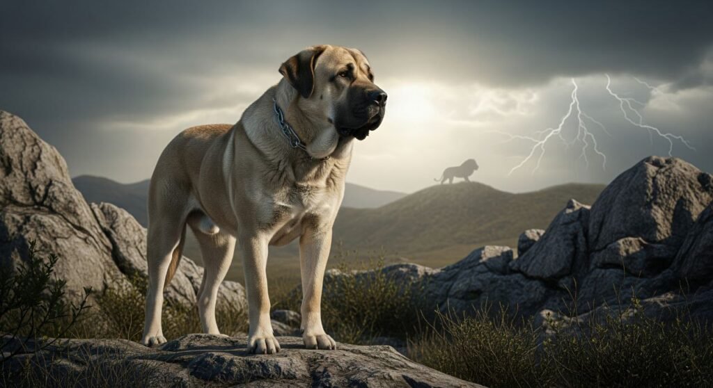 What dog can kill a lion